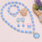 mermaid necklace diy pearl non-allergic beaded suit children cute mermaid princess necklace jewelry