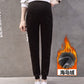 Pregnant Women's Pants Pregnant Women's Autumn and Winter Wear Korean Style fleece-lined Thickened Abdominal Pants Leggings Loose Harlan Pants Pregnant Women's Pants