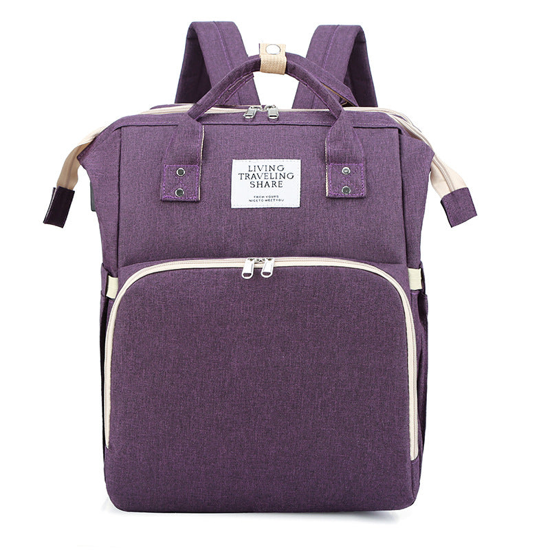 Foreign Trade Multifunctional Mother and Baby Bag, Breathable Sunshade, Lightweight Mother and Baby Large Multi-Purpose Backpack