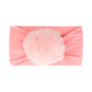 2023 new children's seamless hair band Europe and the United States new baby nylon fur ball headscarf baby hair band