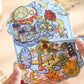 Mr. Paper Landscaping Flat Stickers Prince Fairy Tale Book Series DIY 3D Landscaping Flat Sticker Pack