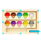 Cross-border children's magnetic maze walking ball toys early education 3 to 6 years old pen concentration wooden ball educational toys