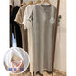 Breastfeeding Skirt Summer Dress Maternity Dress Pregnant Women's Breastfeeding T-Shirt Skirt Postpartum Breastfeeding Outer Wear Breastfeeding Clothes Short Sleeve