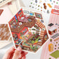 Infeel.Me Landscaping Stickers My Little House Series Miniature Three-Dimensional No-Cut Scene Handbook Quiet Book