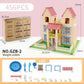 Cross-border New Products Mason Brick Building Mini Brick Hand-assembled Building House Villa Model Toys