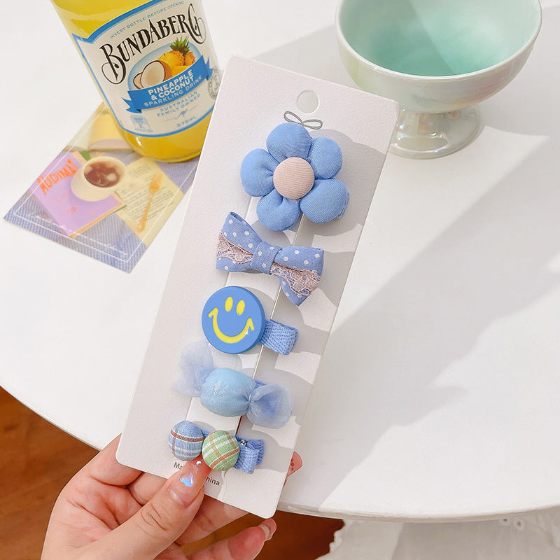 Cute baby lanugo hair small hairpin baby girl does not hurt hair hair clip baby hair small hair clip children's headdress