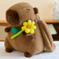 Capibala Doll Capybara Backpack Doll Large Capacity Cartoon Plush Toy Doll Internet Popular