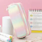 Korean Style Boat-Shaped Large-Capacity Multi-Layer Oxford Pencil Bag Multi-Functional Portable Stationery Box Simple Student Storage Pencil Bag