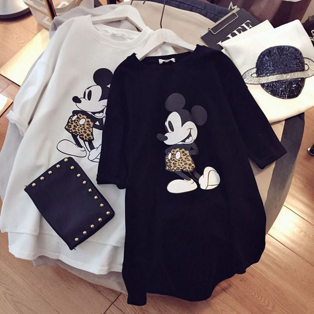 2023 Pregnant Women's Summer Cotton Short-sleeved T-shirt Loose Casual plus size Fashion Summer Pregnant Women's Long Top