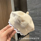 Spring and Autumn Korean Style Baby Boy and Girl Candy Color All-match Knitted Beret Children's Western Style Casual Wool Hat Paintler Hat