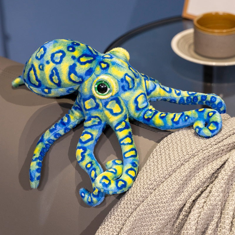 Cross-border simulation octopus plush doll octopus doll activity gift children's day gift starfish ornaments wholesale