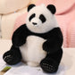 Simulated National Treasure Giant Panda Huahua Qizai Plush Doll Toy Rag Doll Kidsren's Gift Sleeping Hug Doll
