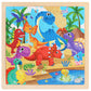 100 children's wooden cartoon animal dinosaur plane wooden puzzle boys and girls baby early education educational toys