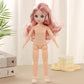 12 inch 30cm 6 minutes barpyrene naked doll change music doll body wholesale vinyl girl toy body