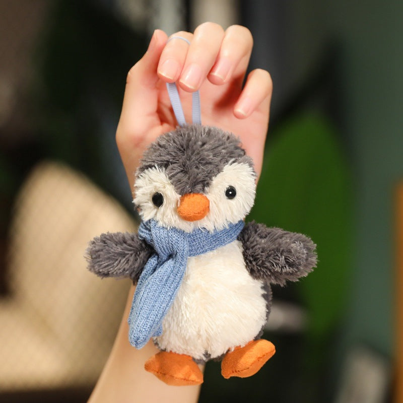 Jelly Winter Ski Series Ski Penguin Doll Peanut Scarf Snowman Plush Toy Girl Gift Batch