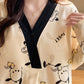 Chest Pad Moon Dress Spring and Autumn Cotton Postpartum Breastfeeding dress Summer Nightgown for Pregnant Women Nightgown During Pregnancy Feeding Nightgown