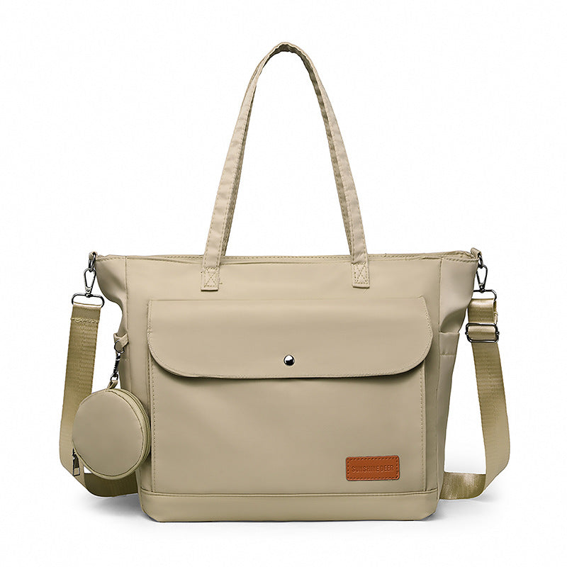 Cross-Border New Multifunctional Mother and Baby Bag Large Capacity Front Patch Pocket Mommy Bag Baby Outing Large Capacity Mother and Baby Bag