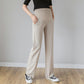 Fashion Thin Pregnant Women's Pants Summer Wear Thin Outer Wear Leggings Loose Ice Silk Vertical Wide Leg Pants