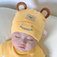 Baby Hat Spring and Autumn Pure Cotton Newborn Baby Spring and Autumn Hat Newborn Baby Boys and Girls Cute Spring Fetal Hat