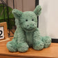 British jelly wave fox green dragon lion monkey plush toy doll holiday gift girl wholesale
