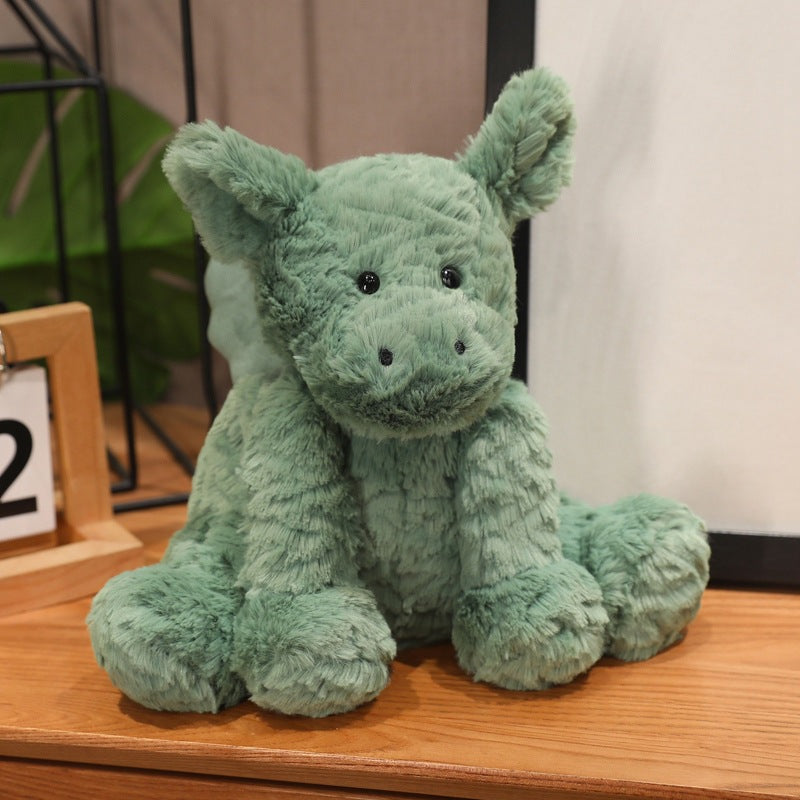 British jelly wave fox green dragon lion monkey plush toy doll holiday gift girl wholesale
