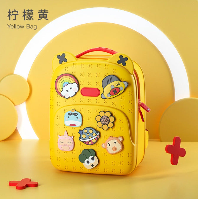 Childlike and Cute Children's Backpacks for Outdoor Activities, Travel, School, Men's and Women's Schoolbags, Kindergarten Cartoon Backpacks