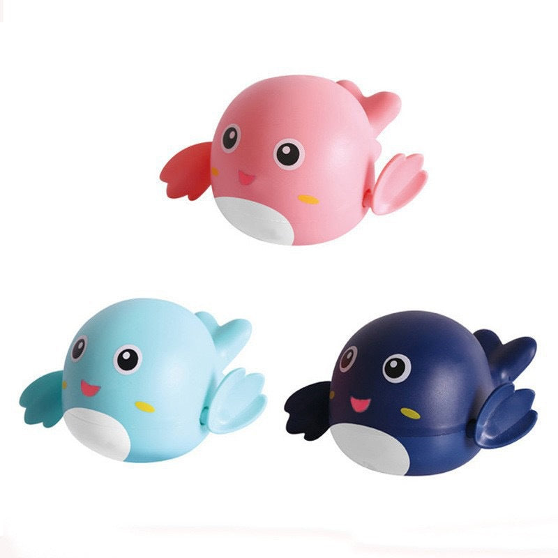 Cross Border Baby Bath Toy Children's Bath Winding Chain Baby Bathroom Swimming Water Dolphin Turtle Whale