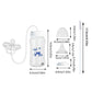 Amazon's Popular Creative Baby Bottle Hands-Free Feeding Device Wide-Mouth Pp Baby Bottle 300ml