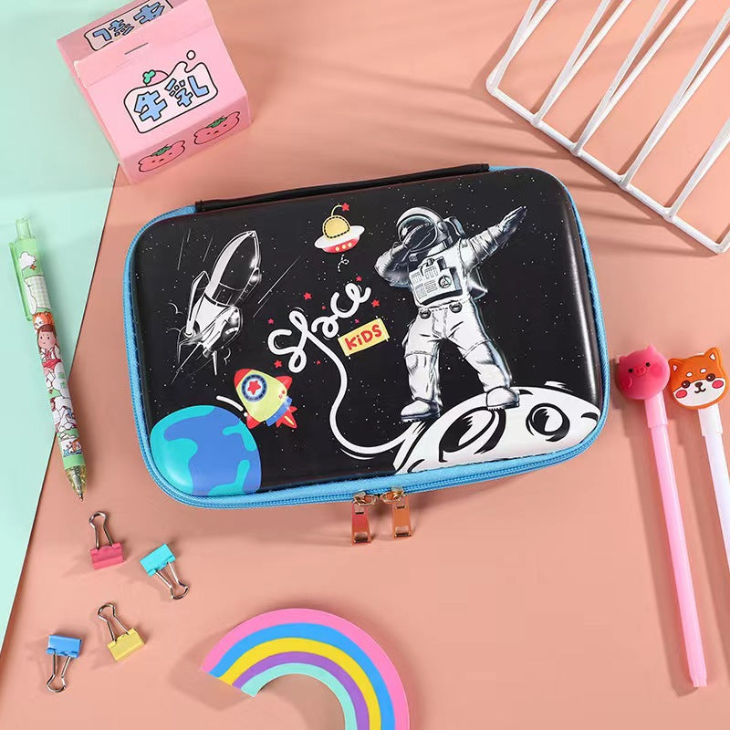 3D New Cute Eva Stationery Box Children's Multifunctional Large Capacity Pencil Bag Student Portable Square Pencil Box