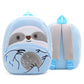 Cute Cartoon Animal Children's Backpack Stall Supply Backpack Kindergarten Plush Backpack Children's Bag Orderable Printing