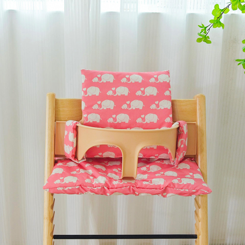 Ins Nordic Style Baby Dining Chair Children's Growth Chair Cushion Baby Dining Chair Cushion Waterproof and Urine-proof Sitting