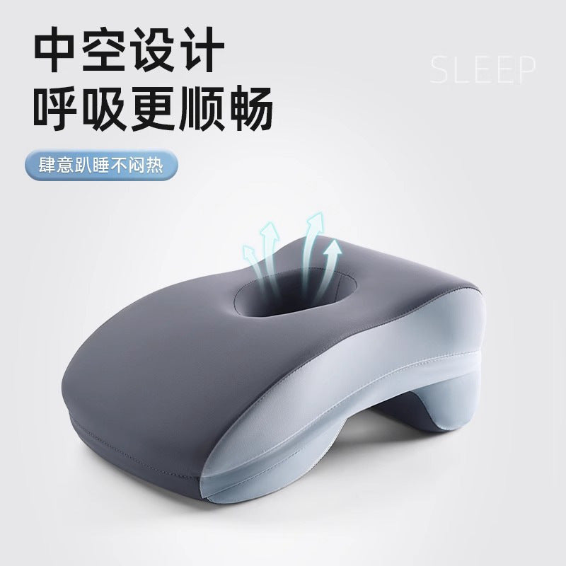Memory Foam Nap Pillow for Primary School Students, Summer Nap Pillow, Office Desk Removable and Washable Pillow
