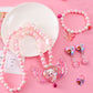 mermaid necklace diy pearl non-allergic beaded suit children cute mermaid princess necklace jewelry
