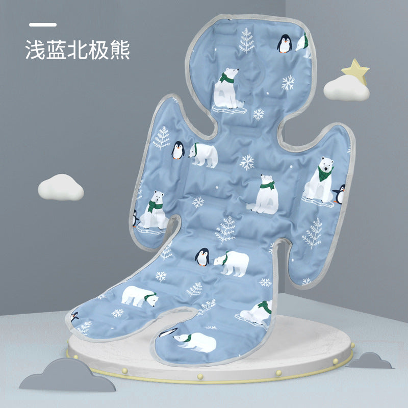 Baby Stroller Mat Mat Summer Stroller Seat Cushion Cool Mat Baby an Full Seat Dining Chair Stroller Ice Mat