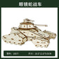 wooden three-dimensional assembled military model angel tank puzzle assembled boy wooden toy diy hut puzzle