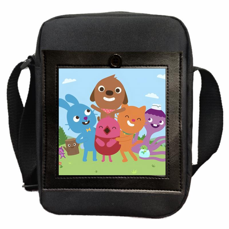 Sago Mini Friends Student Shoulder Bag Men's and Women's Youth Messenger Bag DIY Customized Handheld