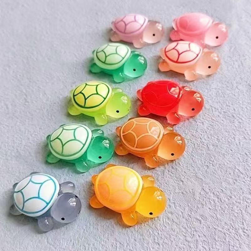 Big Mac Luminous Turtle Mini Internet Red Little Turtle Touch Toy Large All-chan Red Ornaments for Girls