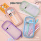 New Mesh Student Pencil Bag Transparent Simple Large-Capacity Stationery Bag Exam-Specific Student Pencil Bag Stationery Box