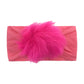 2023 new children's seamless hair band Europe and the United States new baby nylon fur ball headscarf baby hair band