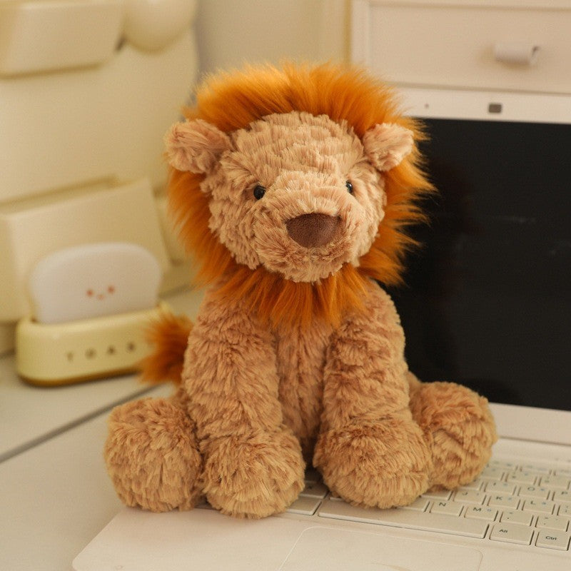 British jelly wave fox green dragon lion monkey plush toy doll holiday gift girl wholesale