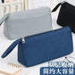 Oxford Cloth Double-Layer Pencil Case, Stylish and Stain-Resistant Stationery Bag for Elementary School Students, Simple Storage with Logo Printing