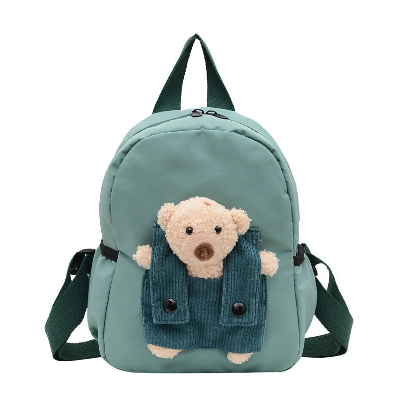 Kindergarten School Bag Cartoon Bear Unisex Backpack 2026 New Korean Style Trendy Children's Backpack Gift Bag Wholesale