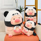 Cross-Border New Style Swimming Ring Lulu Pig Plush Toy Cute Donut Panda Pig Doll Children's Pillow Gift