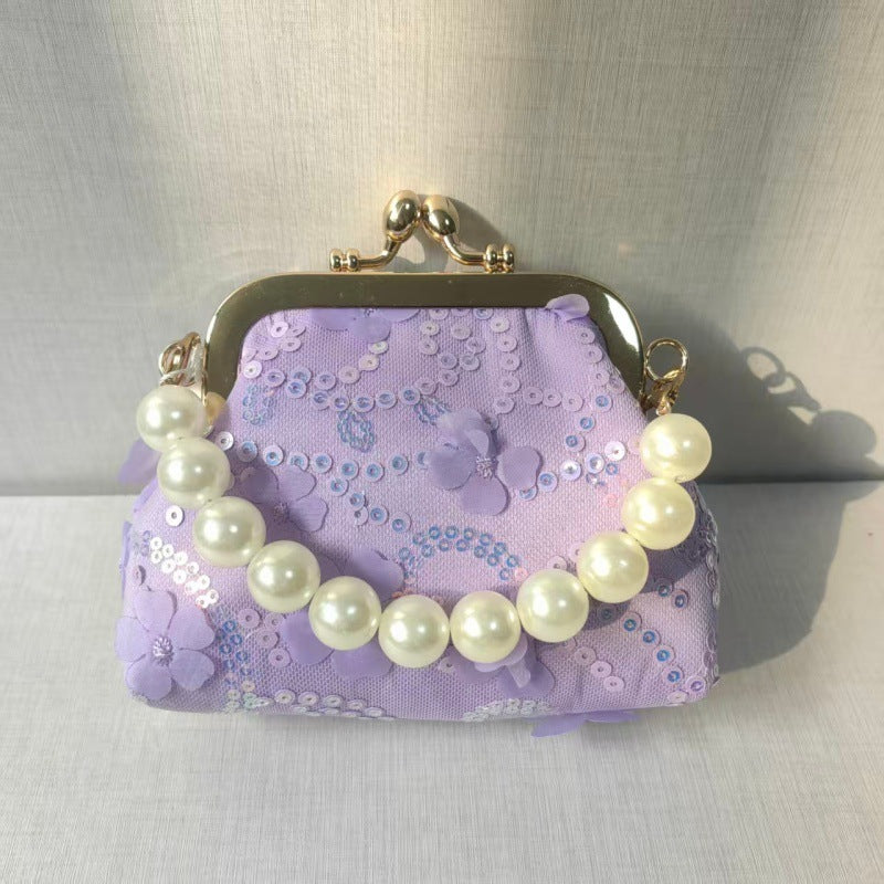 2025 Spring and Summer Explosions Fashion Casual Children's Candy Jelly Bag Mini Shoulder Crossbody Handbag Wholesale