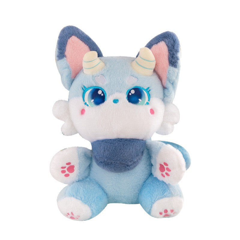 Cute Fantasy Beast Little Devil Fox Doll Girl Bed Sleeping Doll Plush Toy Rag Doll Birthday Gift