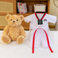 Taekwondo bear doll plush toy teddy bear doll doll martial arts hall activity gift can add LOGO