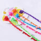 New Children's Colorful Clamp Small Braid Six-color Mixed Butterfly Love Five-pointed Star Wig Braid Performance Dirty Braids
