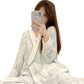 Lunar Clothing Spring and Autumn Cotton Postpartum Lactation Adjustable Delivery Room Pregnant Women Pajamas Loose Maternal Feeding Wear