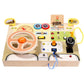 Children's Montessori Early Education Simulation Driving Steering Wheel Digital Switch Light Sound Busy Board Science and Education Aids Educational Toys