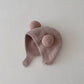 Korean Style Ins Autumn and Winter New Baby Ear Protection Cap Warm Cold-proof Cap Comfortable Baby Double Ball Soft Waxy Baotou Cap Trendy